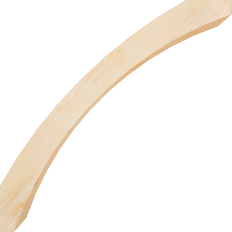 Genouillère Thorton, Sapin Douglas de 6 po (sciage brut), 44 po X P 44 po H