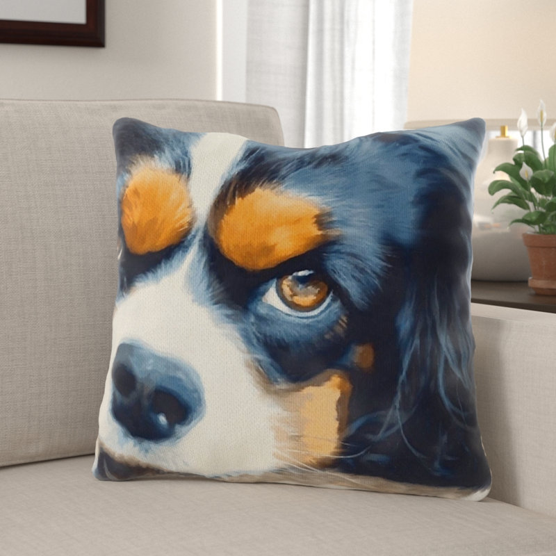  Coussin Dog, Microsuède, Intérieur