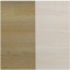 Table de chevet 2 tiroirs Lincoln Natural