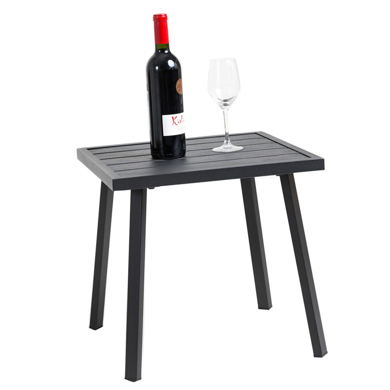 Hannaa Square Metal Outdoor Coffee Table , 45cm cm W 45cm cm D