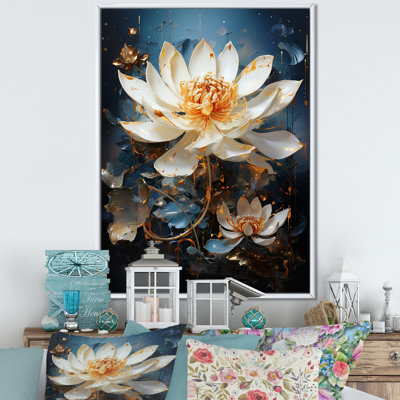 Opulent Reflections Lotus II sur toile