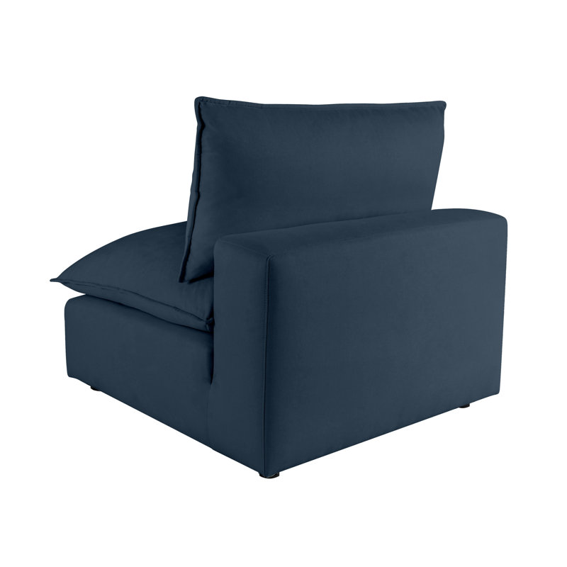 Ellaria Modular Sofa - Armless Chair, Navy Livesmart®