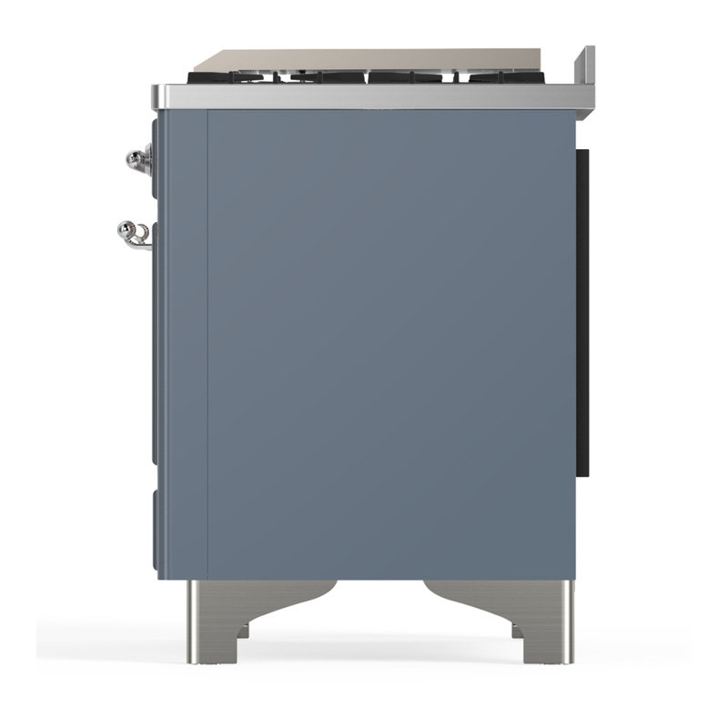 Majestic III Series 36 Inch Dual Fuel Range with 6 Sealed Burners, Griddle, in Emerald Green (Natural Gas, Copper Trim)