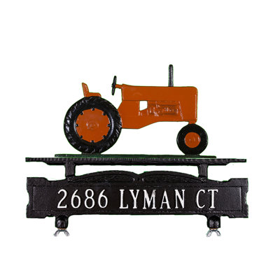 Metal Mailbox Sign