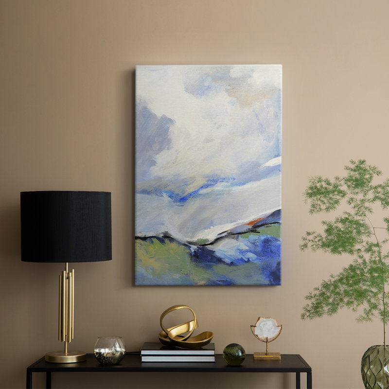 Autour des nuages III - galerie Cavas sur mesure, H 60 po x l 40 po