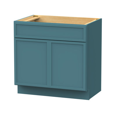 39" W Birch Plywood Freestanding Single Base Storage Cabinet with Soft Close Door