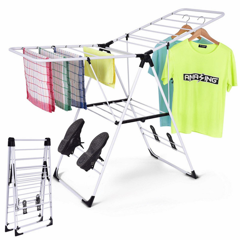 Séchoir à linge blanc