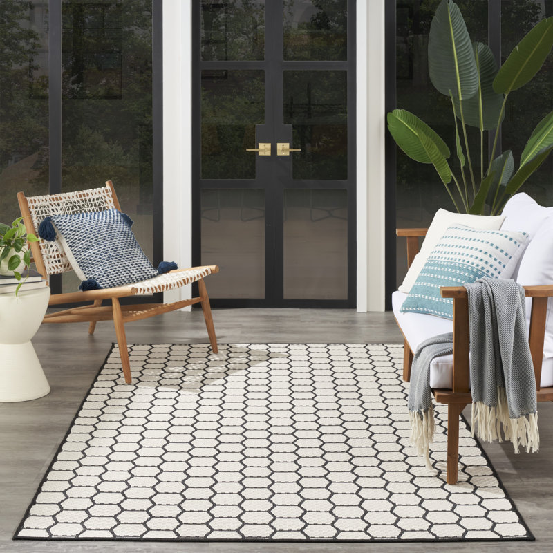 Tapis intérieur / extérieur Caprisha, Rectangle 4 pi x 6 pi