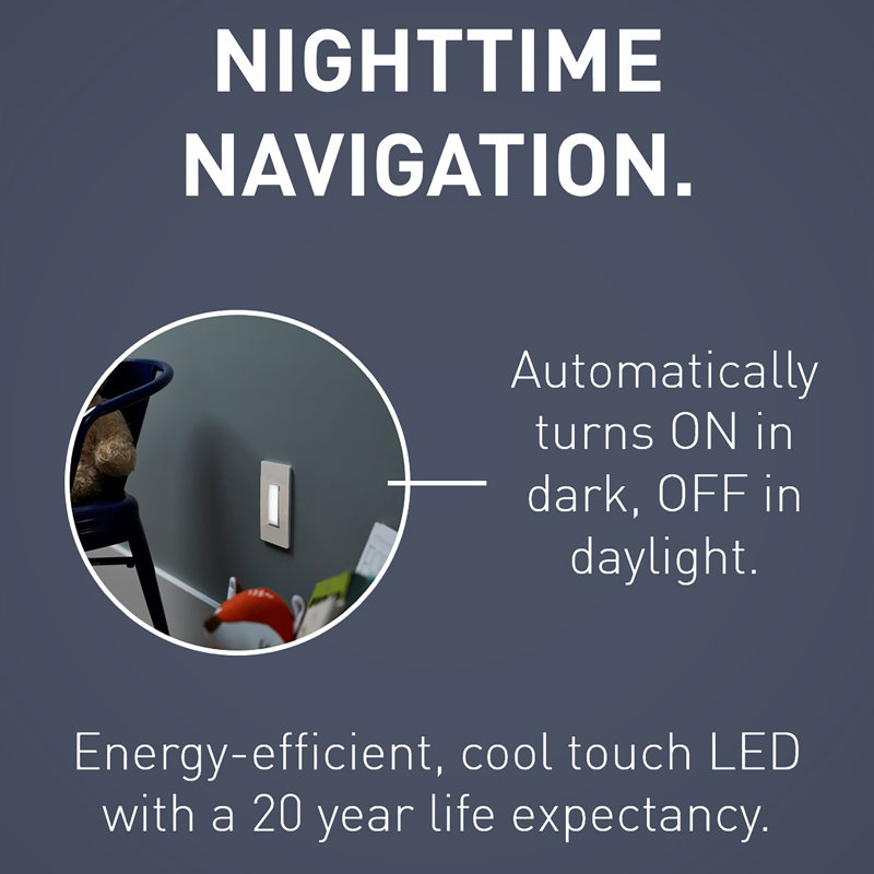 Radiant LED Full Night Light, Light Almond