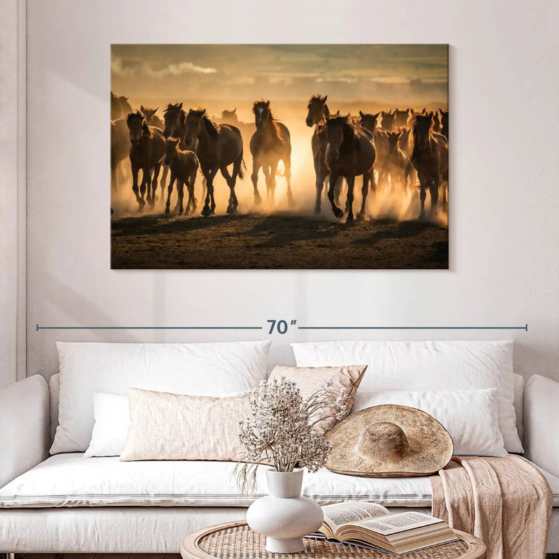 Chevaux de la Cappadoce Brampt, H 32 po x l 48 po