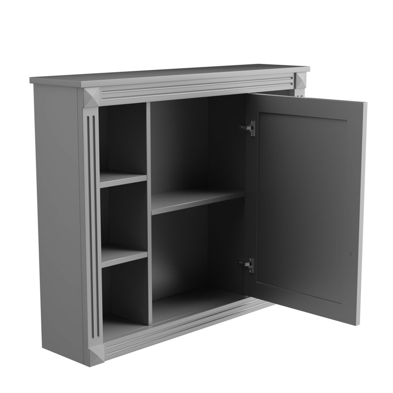 Armoire de salle de bain Modern Modern, Gris