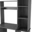 Bureau Logan, cinq casiers, finition chêne fumé-1245032367