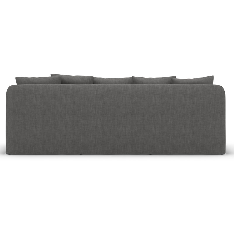 Falkland Crinela Outdoor Sofa-92"-Faye Sand, Charcoal
