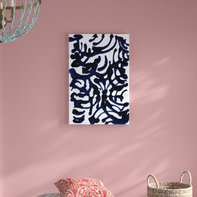 " Indigo Swirls I " by Jodi Fuchs Painting Print