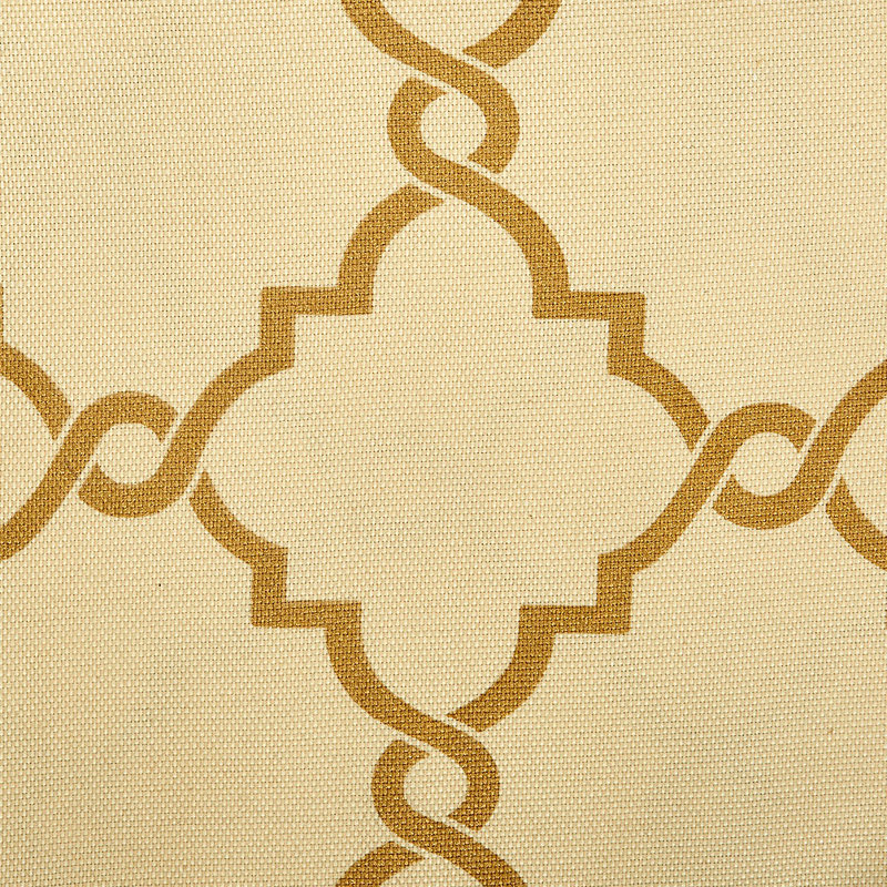Panneau de rideau à œillets Frwork, Beige/or, L 50,06 po x L 108,04 po