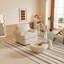 Fauteuil d'appoint simple avec coussins pour le salon ou la chambre à coucher