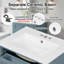 Ensemble de meuble-lavabo simple 24 po avec lavabo, 3 tiroirs et armoire 24 po