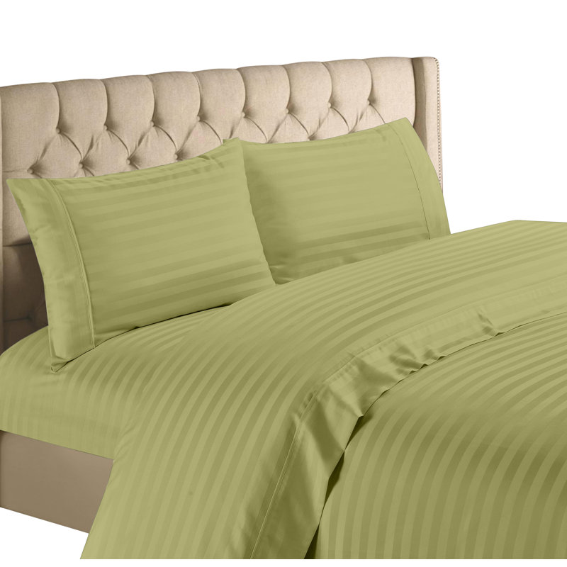 Ensemble de draps en mélange de coton 1200 fils Hampton, ISE, Ensemble de draps très grand californien avec 2 t