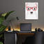 Art mural en verre épique «Furet portant des lunettes de hipster 4» par Furbaby Affiliates-934883403