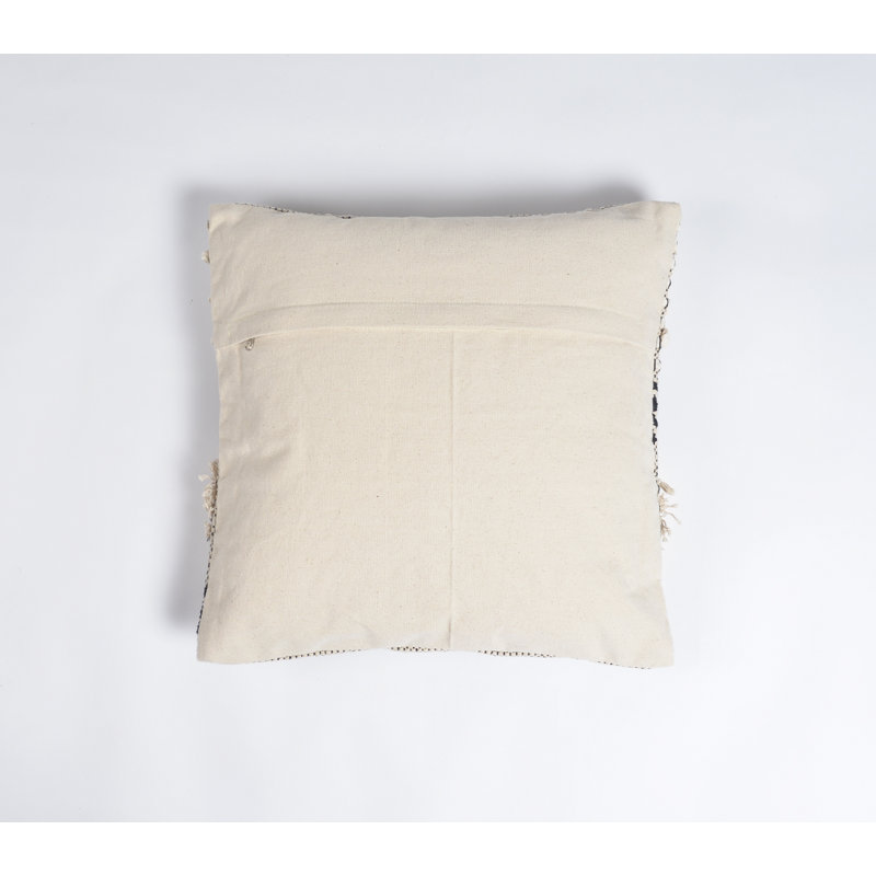 Jines Striped Cotton Pillow Cover