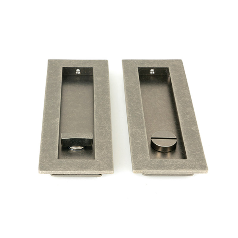 Door accessory, 17.5cm H x 6cm W x 1.3cm D, Pewter Patina