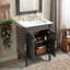 Meuble-lavabo élégant 24 "avec lavabo suspendu