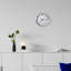 Horloge murale à quartz avec thermomètre et hygromètre Ebern Designs-1943833466