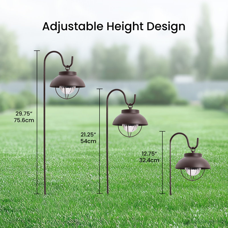 2-pack Garden Lantern With Rotating Effect