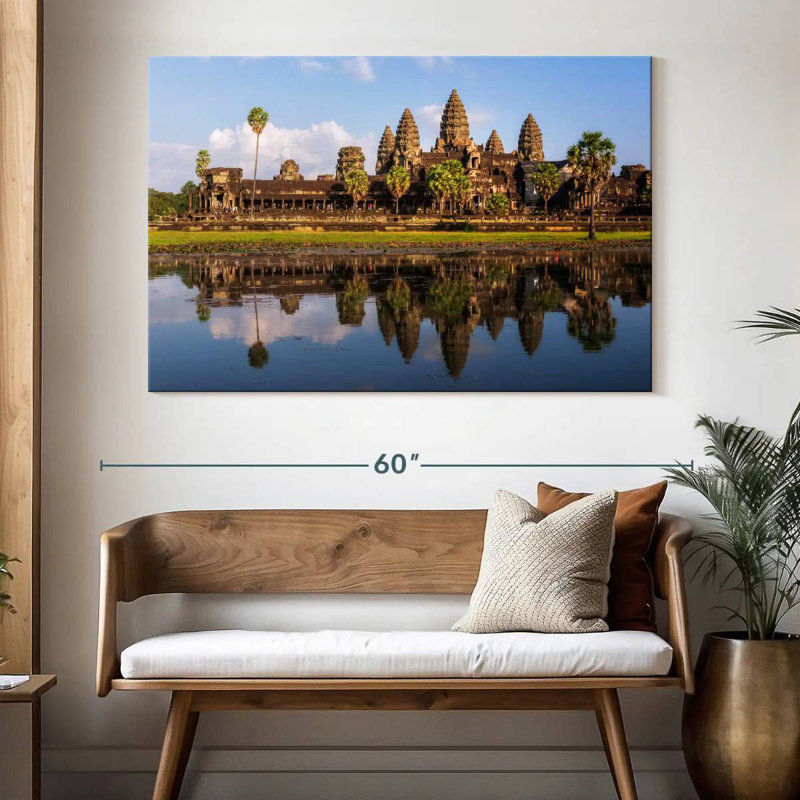 Adella Angkor Wat Reflection, 34" H x 51" W