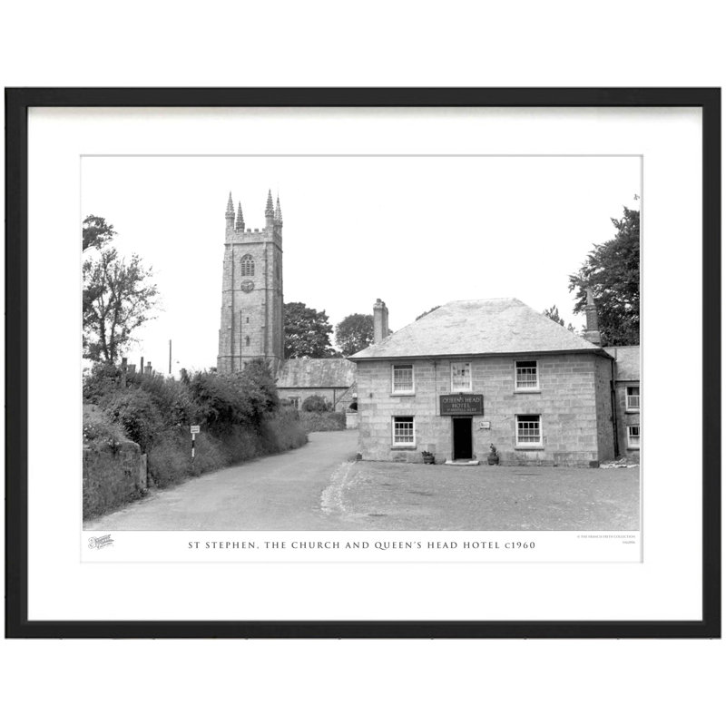 St Stephen, The Church And Queen's Head Hotel C1960 by Francis Frith - Single Picture Frame Print, 28cm H x 36cm W x 2.3cm D