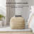 Maryann 16" Beige Upholstered Pouf Ottoman-117301716