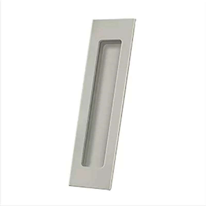 Poignée affleurante 7 po Deltana , Nickel satiné