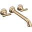 Beauclere™ Two Handle Wall Mount Tub Filler-1120627680-1120627683