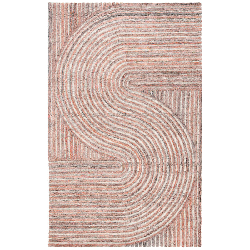 Stalnaker Hand Tufted Performance Area Rug, Rectangle de 5 pi x 8 pi