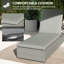 195cm Long Single Chaise