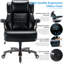 Fauteuil de direction robuste avec accoudoirs réglables, soutien lombaire et roues pivotantes-736461285