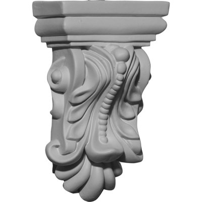 Endurathane Devon Corbel, 2 1/4"W x 2 1/4"D x 4 1/4"H, Factory Primed (6-Pack)