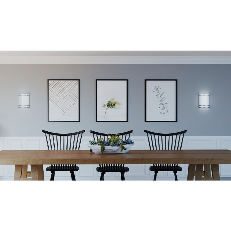 Steel LED Flush Mounted Sconce