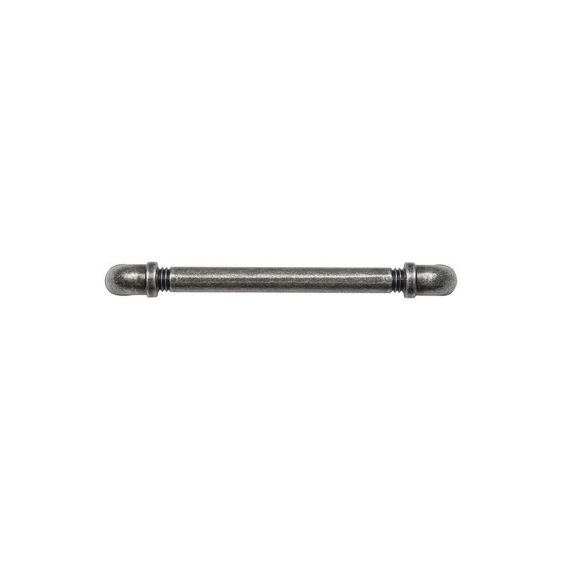 Pipeline Kitchen Cabinet Handles, Solid Core Drawer Pulls for Cabinet Doors, 6-5/16" (160mm), Black Nickel Vibed