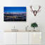 Los Angeles City Skyline At Night In Abstract - Wrapped Canvas-55309808