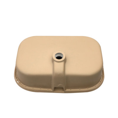 22" x 15.25" White Ceramic Undermount Bathroom Sink with Overflow