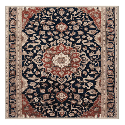 Tapis beige lavable à la machine