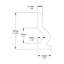 Moulure en polystyrène blanc apprêté P 7/8 po x l 2-3 / 8 po x L 7 pi 6 po