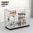 48”D * 20”W * 38”H - Retail Full Vision Showcase - Glass Display Case With Silvery Aluminum Frame And Led Lights
