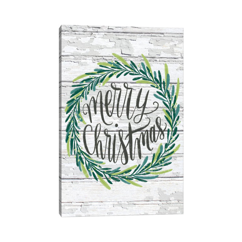 Christmas Greenery I by Amanda Mcgee - Print on Canvas, 101.6 cm H x 66.04 cm W