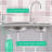 Premium Quality Dish Soap Dispenser - Countertop Kitchen, Sink Dish Washing Soap Dispenser 13 Ounces (Sponge Include