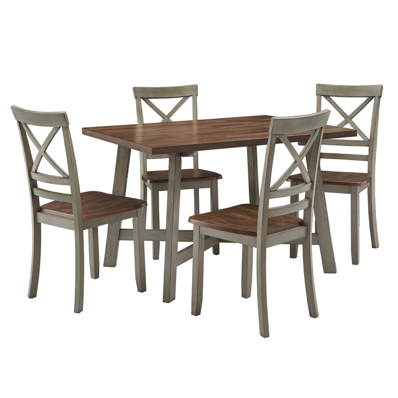 Winsett 4 - Person Trestle Dining Set