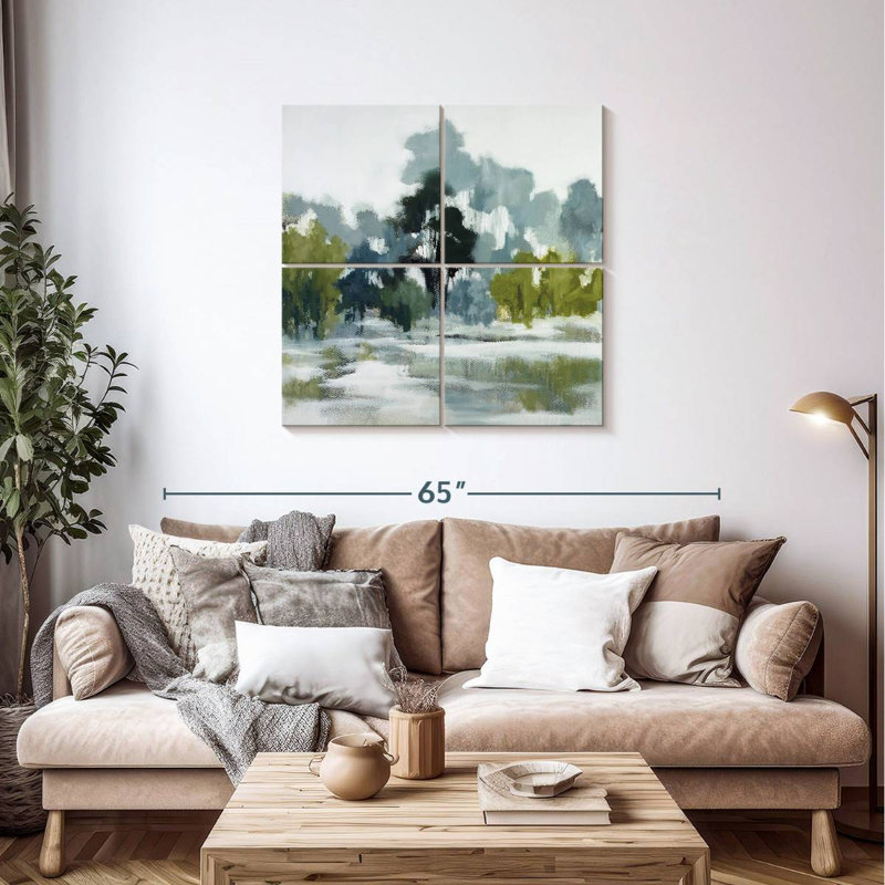 Avery River Reflections, 38" H x 38" W
