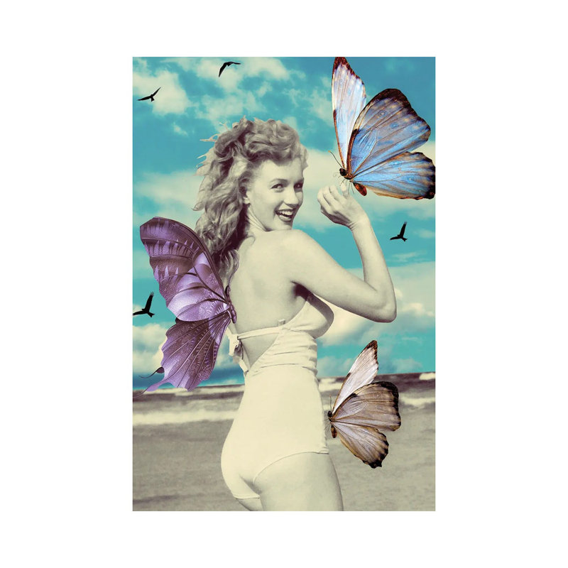 Butterfly Symphony by Kiki C Landon - Wrapped Canvas Print