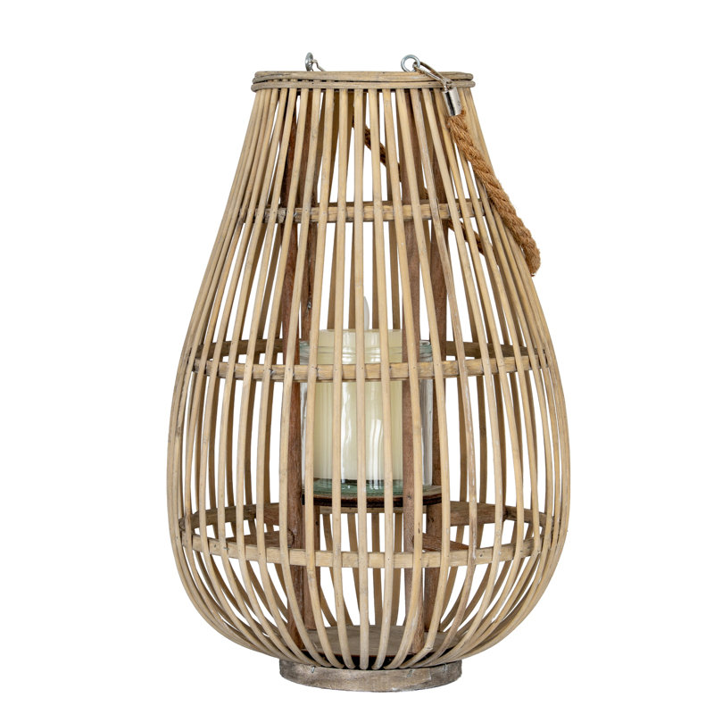 Andrian Wicker Candle Accessories, 42cm H x 28cm W x 28cm D